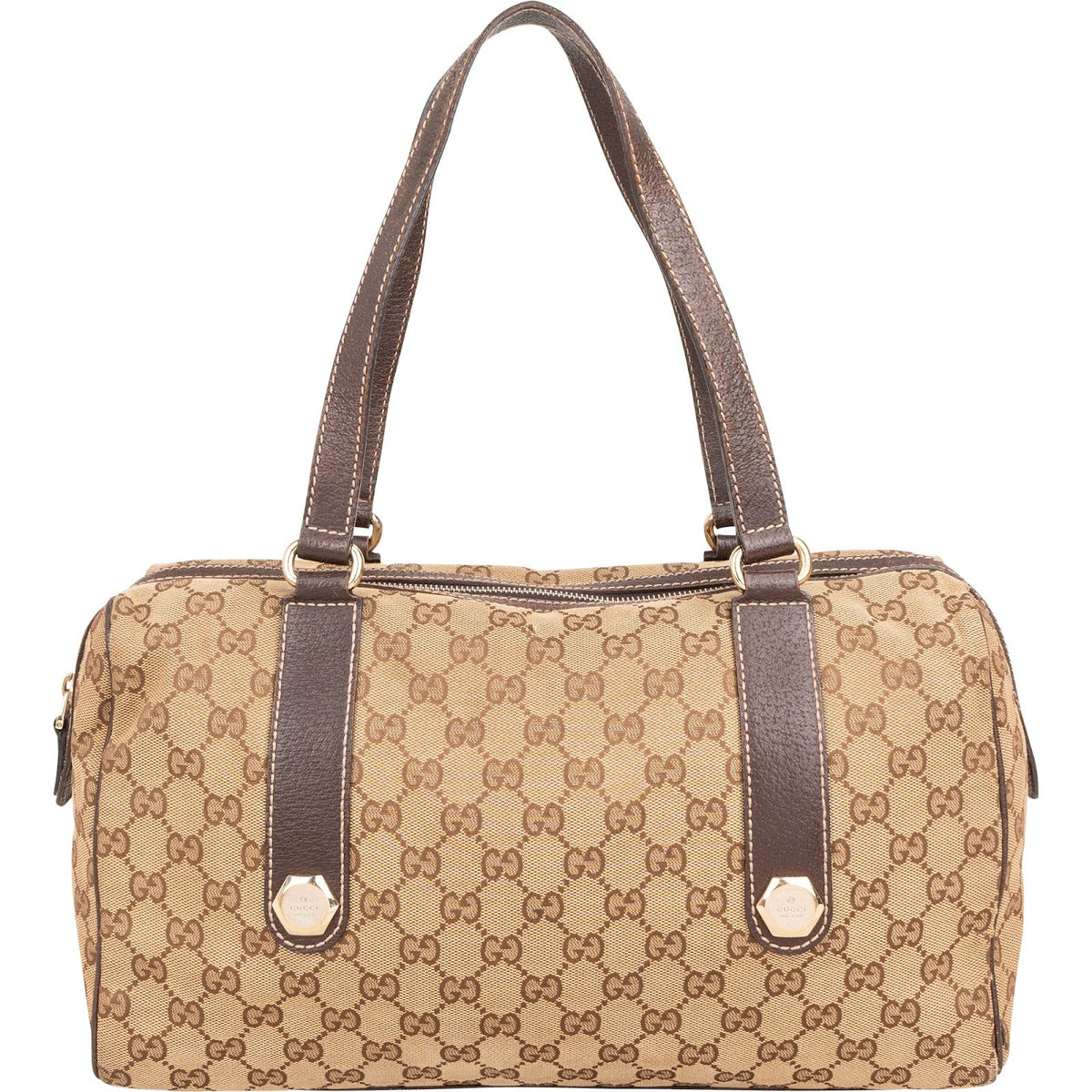 Gucci Monogram GG Canvas Boston 35 Shoulder Bag