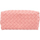 Bottega Veneta Pink Intrecciato Leather Small Andiamo Tote Handbag