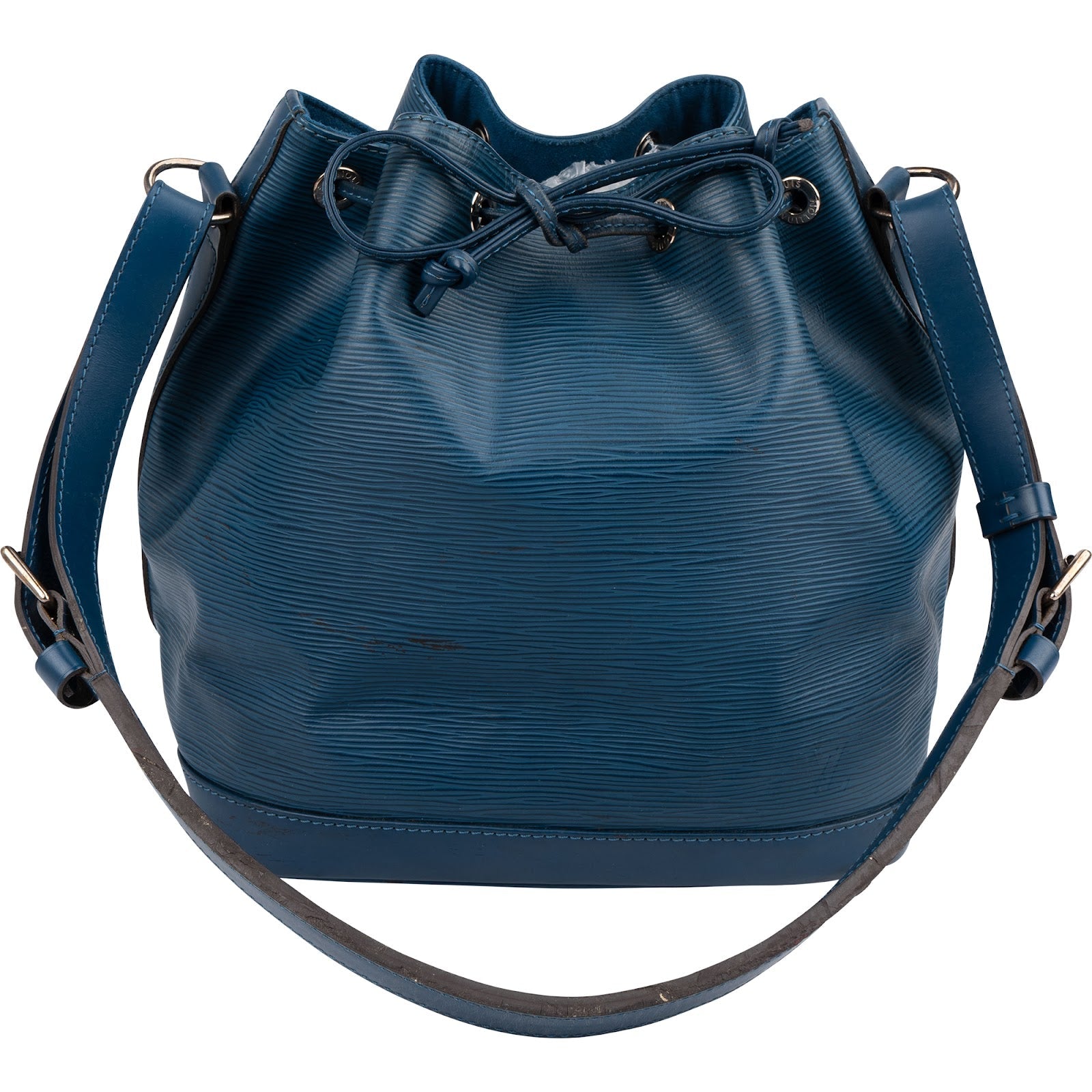 Louis Vuitton Blue Epi Leather NM Sac Noe Petit Shoulder Bag
