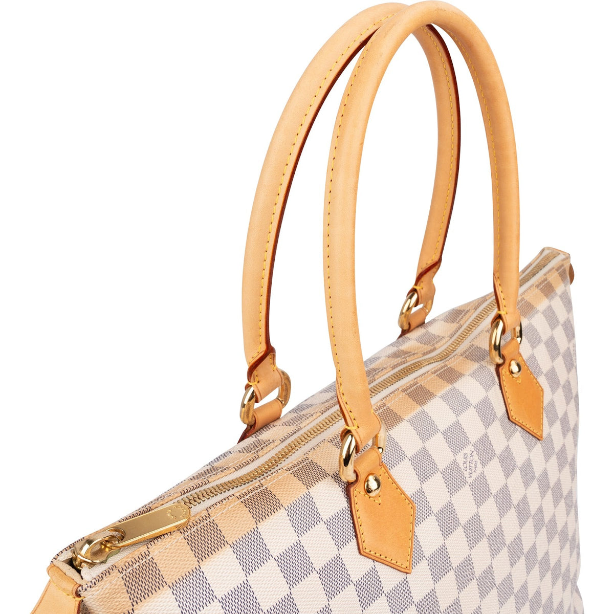 Louis Vuitton Monogram Damier Azur Canvas Saleya MM Shoulder Bag