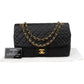 Chanel Quilted Lambskin 24K Gold Single Flap Shoulder Bag