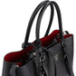 Prada Saffiano Leather Cuir Double Tote Handbag