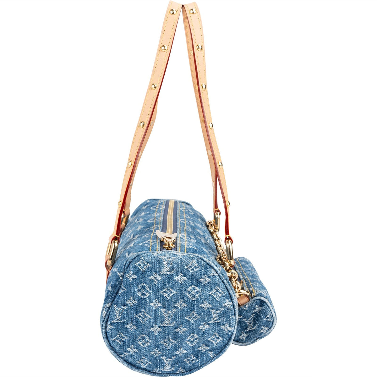 Louis Vuitton Monogram Denim Papillon Set Handbag