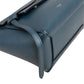 Celine Petrol Leather Grained Calfskin Belt Handbag
