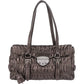 Prada Matelassé Nappa Leather Gaufre Coffer Satchel Shoulder Bag