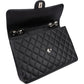 Chanel Quilted Caviar Leather Jumbo Single Flap Crossbody Bag