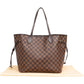 Louis Vuitton Monogram Damier Ebene Neverfull MM Shoulder Bag