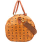 MCM Monogram Visetos Boston Travel Bag 50