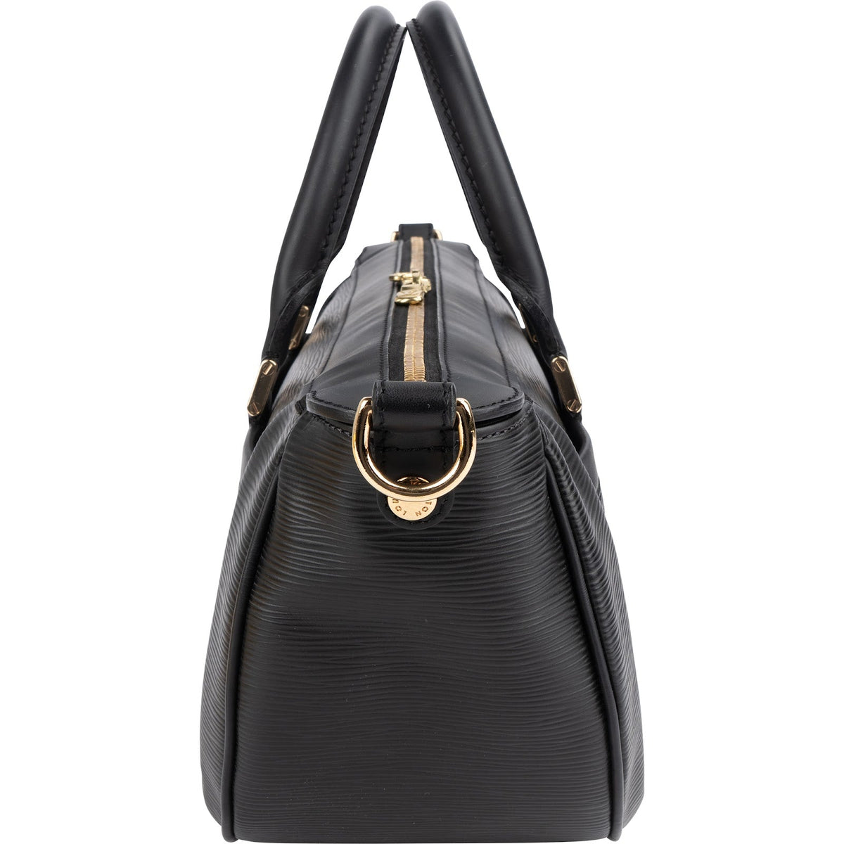 Louis Vuitton Noir Epi Leather Dhanura MM Handbag