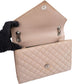 Yves Saint Laurent Grain De Poudre Matelassé Medium Envelope Crossbody Bag