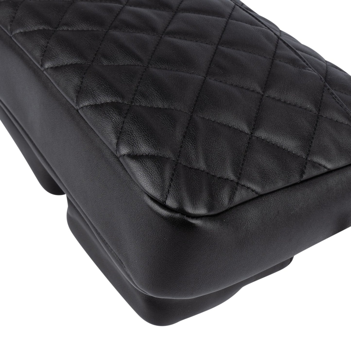 Chanel Quilted Lambskin CC Multi-Pocket Camera Crossbody Bag