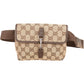 Gucci Monogram GG Canvas Jackie Belt Crossbody Bag