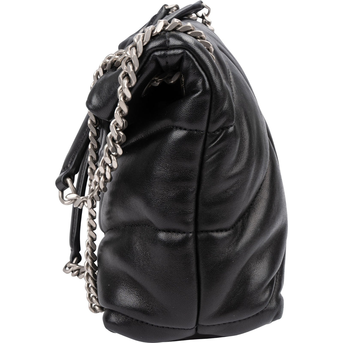 Yves Saint Laurent Loulou Puffer aus gestepptem Lammleder – Ansicht 5
