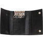 Balenciaga Black Leather Classic Key Holder