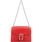Gucci Red Leathe Crystal Dionysus Shoulder Crossbody Bag