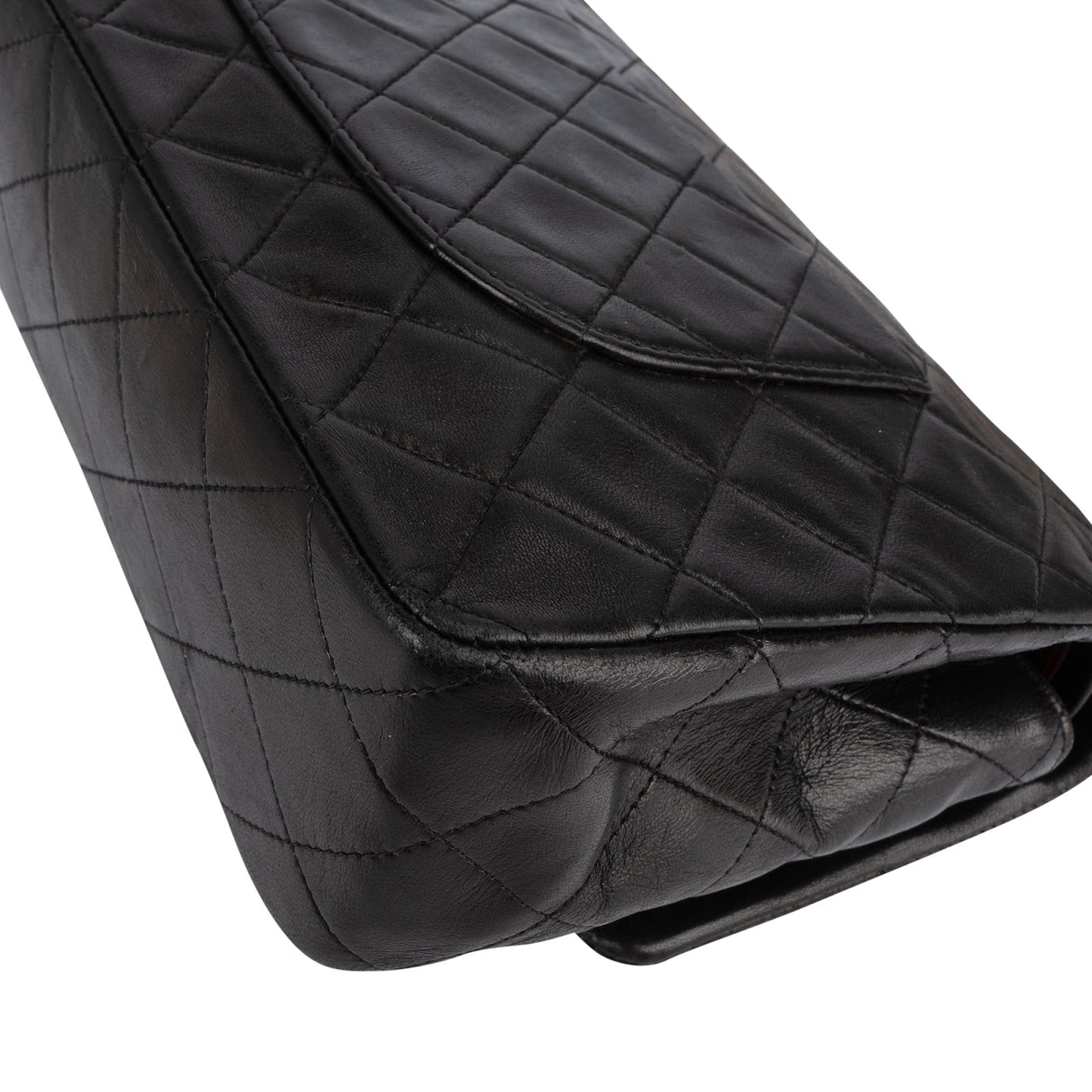 Chanel Quilted Lambskin 24K Gold Medium Double Flap Shoulder Bag