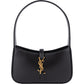 Saint Laurent Black Leather 5 à 7 Mini Hobo Handbag