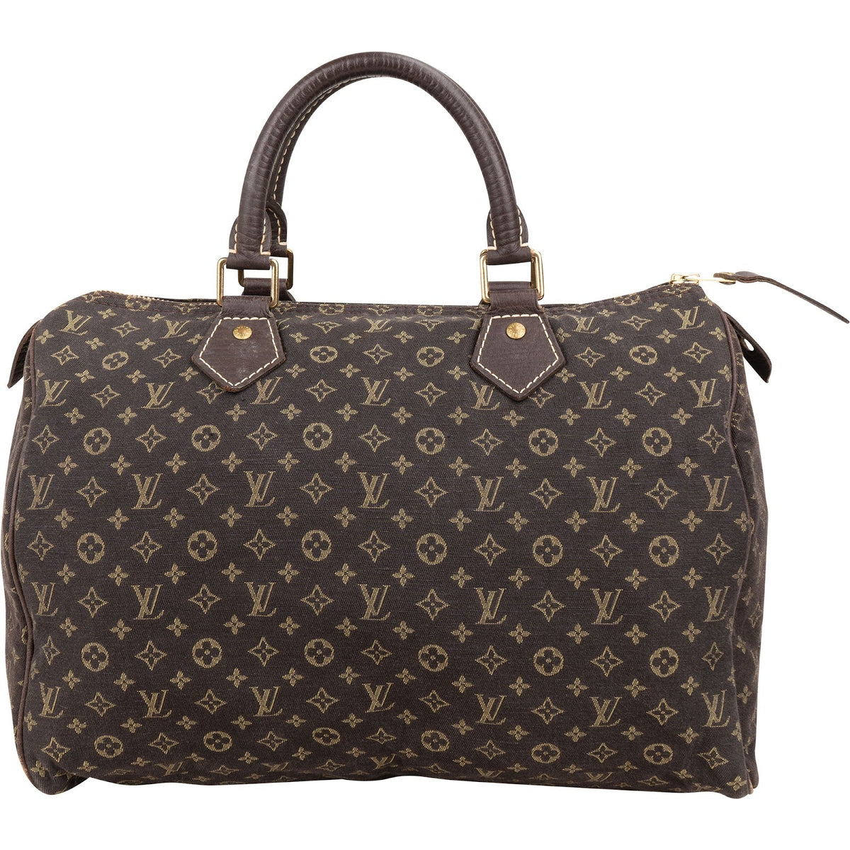 Louis Vuitton Monogram Mini Lin Speedy 30 Handbag