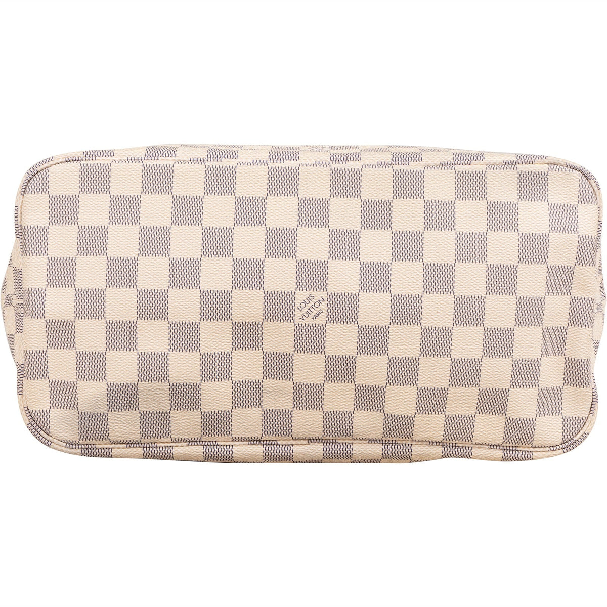 Louis Vuitton Monogram Damier Azur Canvas Neverfull MM Shoulder Bag