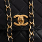 Chanel Quilted Lambskin 24K Gold Single Flap Shoulder Bag