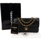 Chanel Quilted Lambskin 24K Gold Small Double Flap Shoulder Bag