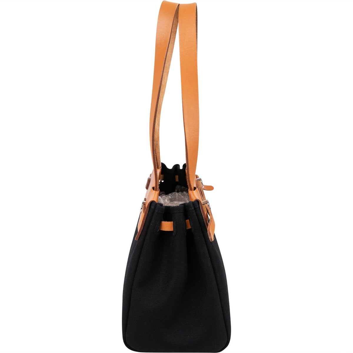 Hermès Canvas Leather Cabas PM Shoulder Bag