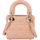 Christian Dior Lambskin Micro Lady Dior Crossbody Handbag