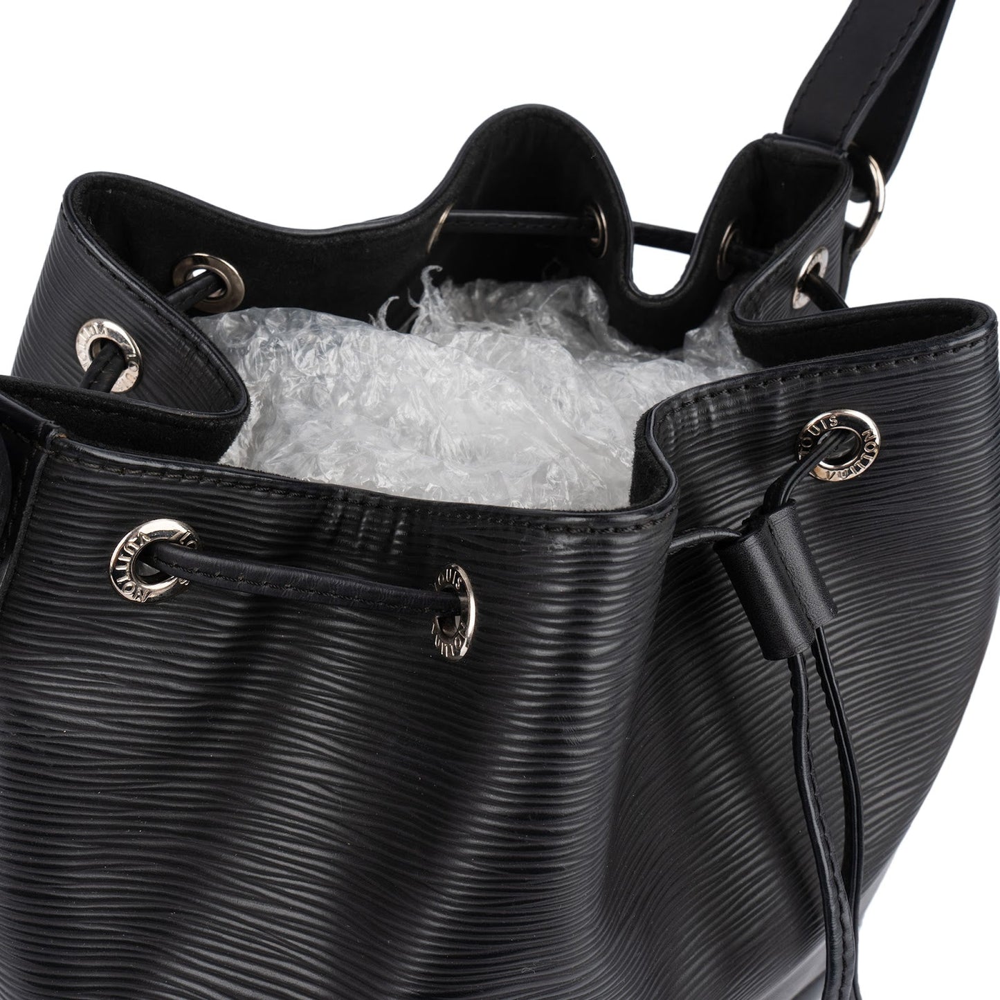 Louis Vuitton Noir Epi Leather NM Sac Noé Petit Shoulder Bag