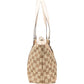 Gucci Monogram GG Canvas Abbey Tote Shoulder Bag