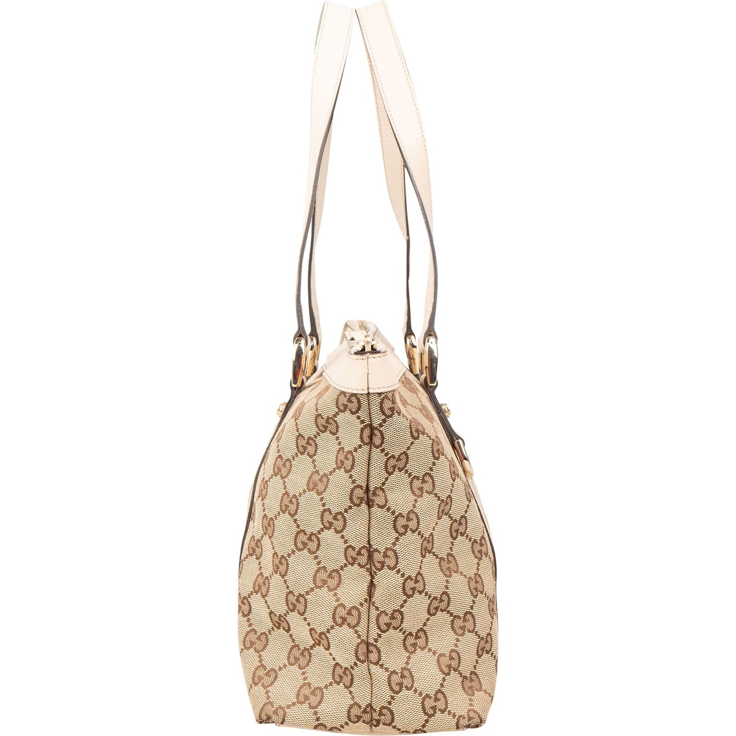 Gucci Monogram GG Canvas Abbey Tote Shoulder Bag