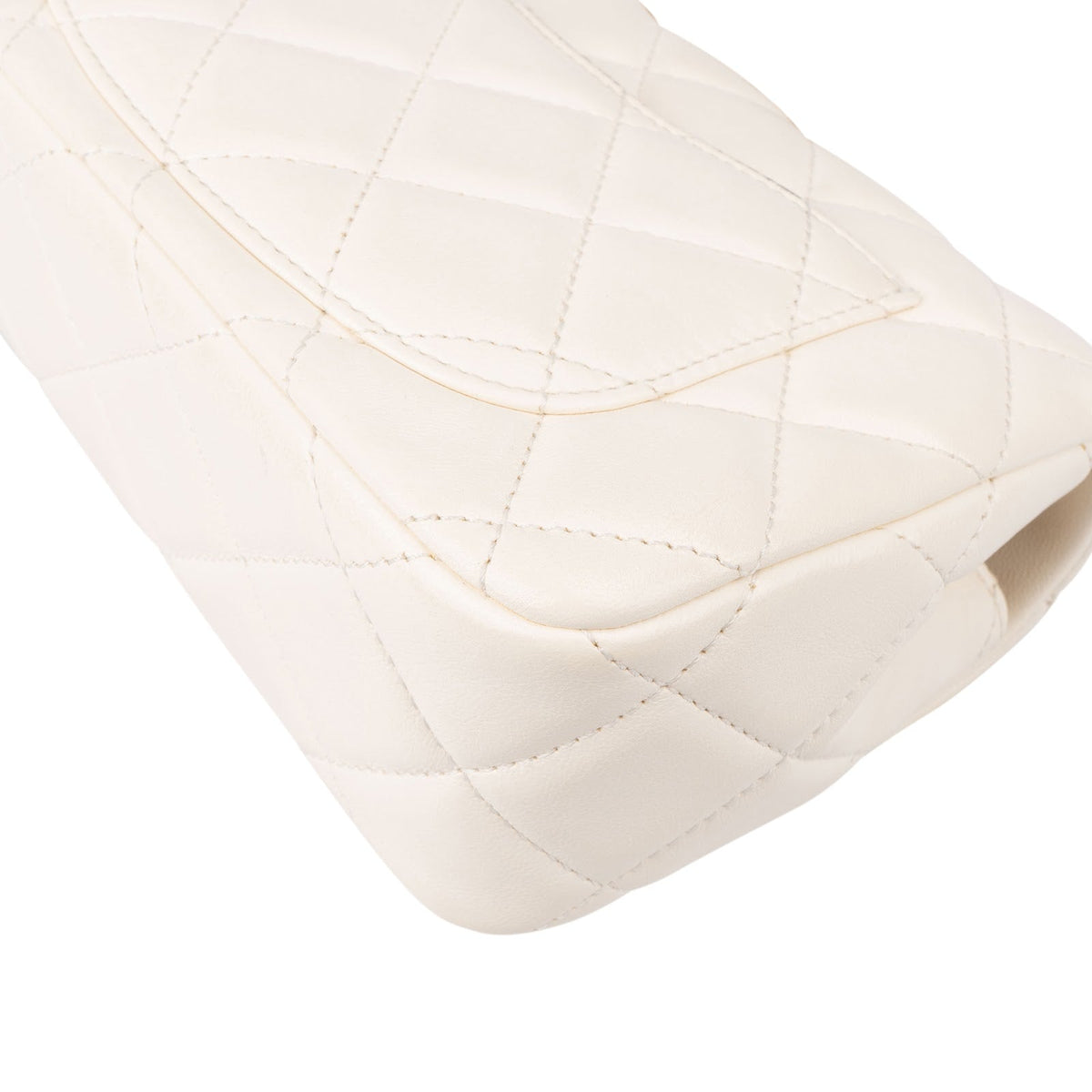 Chanel Quilted Lambskin Mini Rectangular Pearl Single Flap Crossbody Bag
