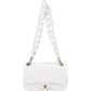 Chanel Quilted Caviar Leather Chunky Chain Rectangular Single Flap Shoulder Bag