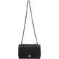 Chanel Caviar Leather Palladium Jumbo Double Flap Crossbody Bag