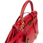 Hermès Rouge Courchevel Leather Kelly 32 Handbag