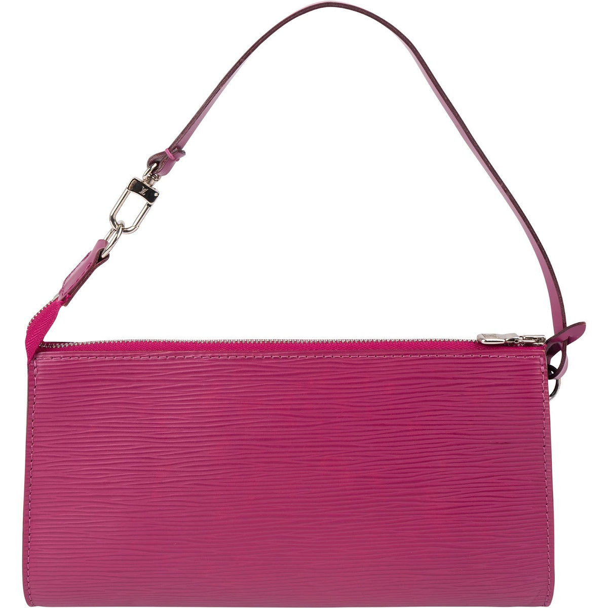 Louis Vuitton Pochette Accessoires aus fuchsiafarbenem Epi-Leder – Ansicht 5