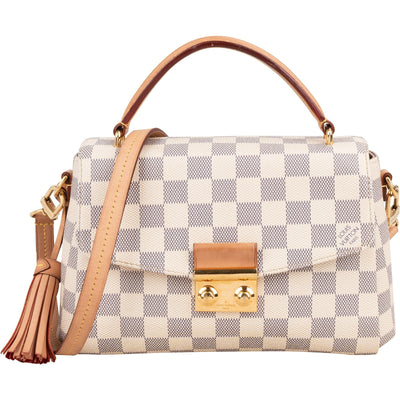 Louis Vuitton Monogram Damier Azur Canvas Croisette Handbag