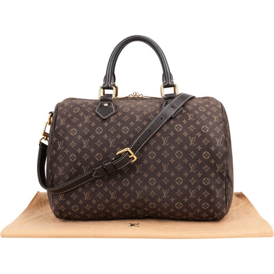 Louis Vuitton Monogram Mini Lin Speedy 30 Bandoulière Handbag