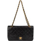 Chanel Quilted Lambskin 24K Gold Medium Double Flap Shoulder Bag