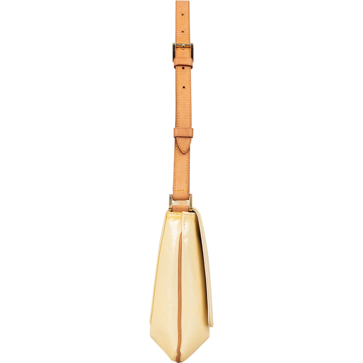 Louis Vuitton Thompson Street aus Monogram Vernis in Vanille – Ansicht 4