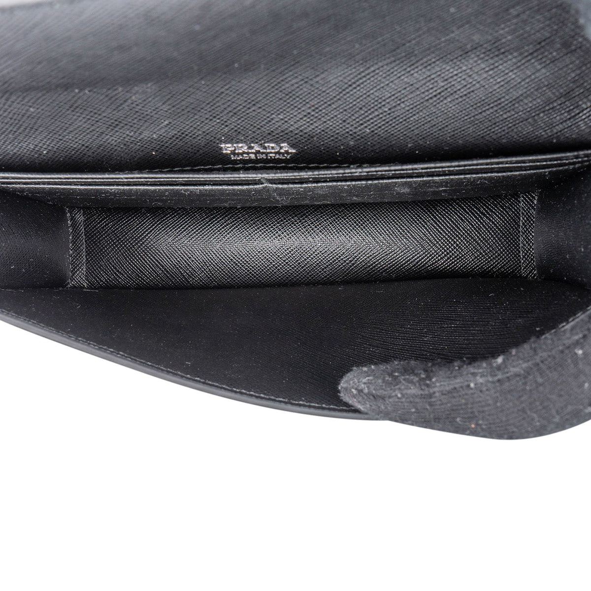 Prada Belt Bag aus schwarzem Saffiano-Leder – Ansicht 8