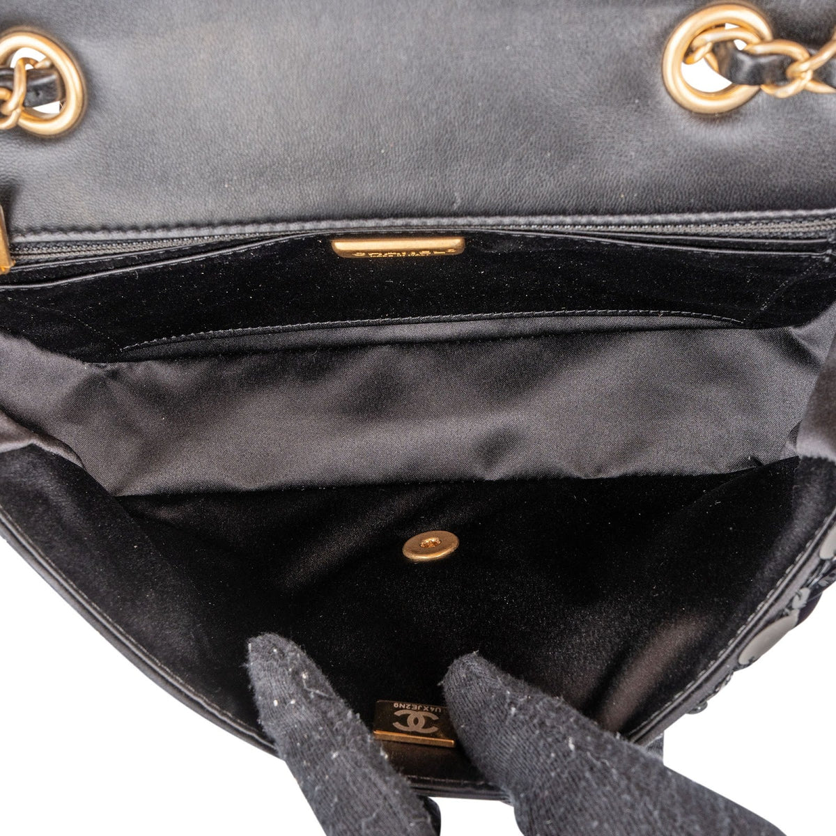 Chanel Limited Sequin Classic Medium Single Flap Crossbody Bag