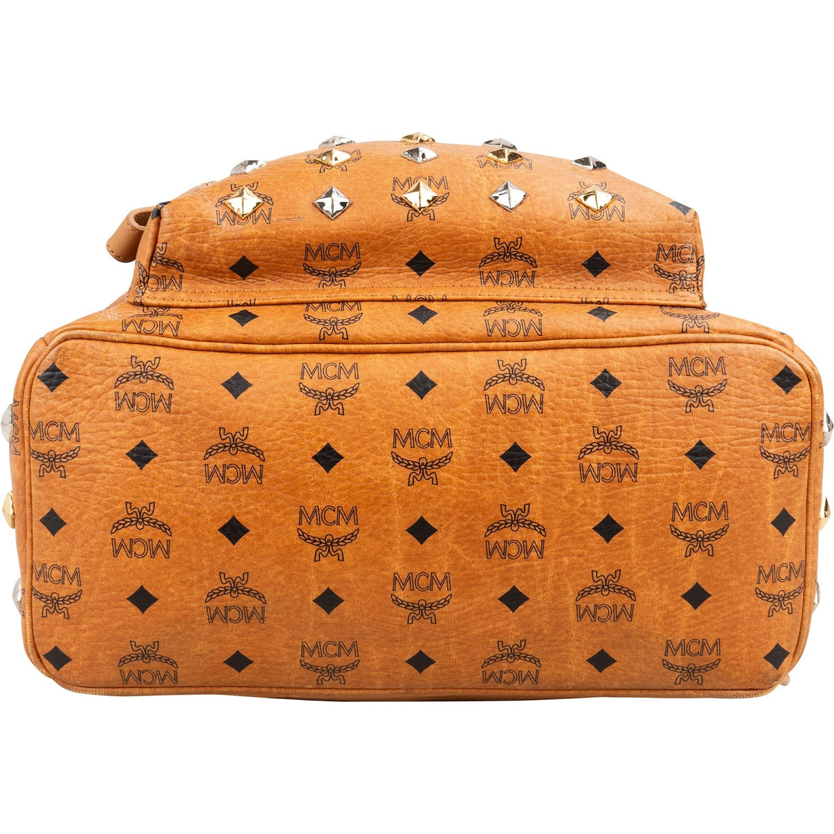 MCM Monogram Visetos Stark Studded Backpack
