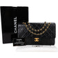 Chanel Quilted Lambskin 24K Gold Medium Double Flap Shoulder Bag