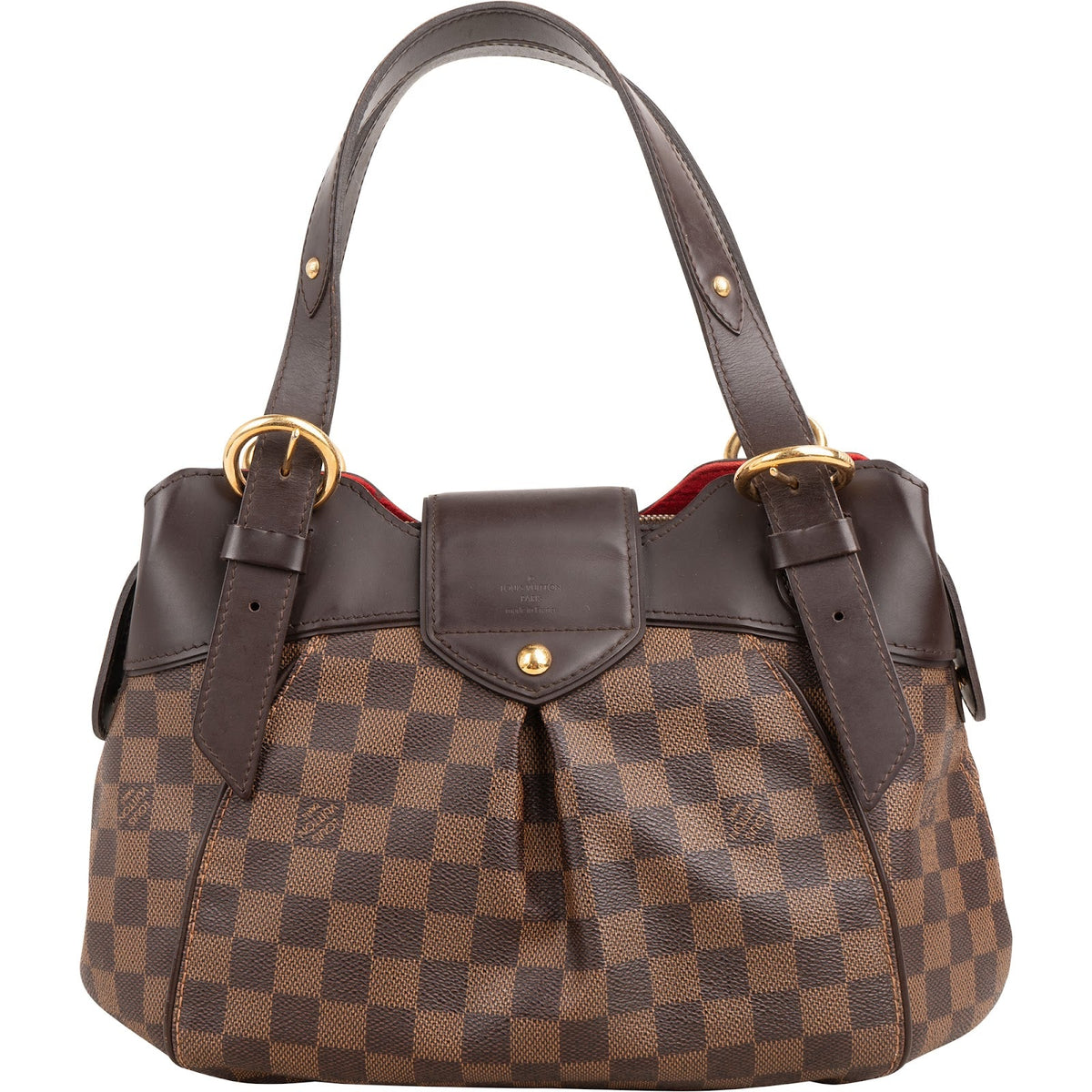 Louis Vuitton Monogram Damier Ebene Canvas Sistina PM Shoulder Bag