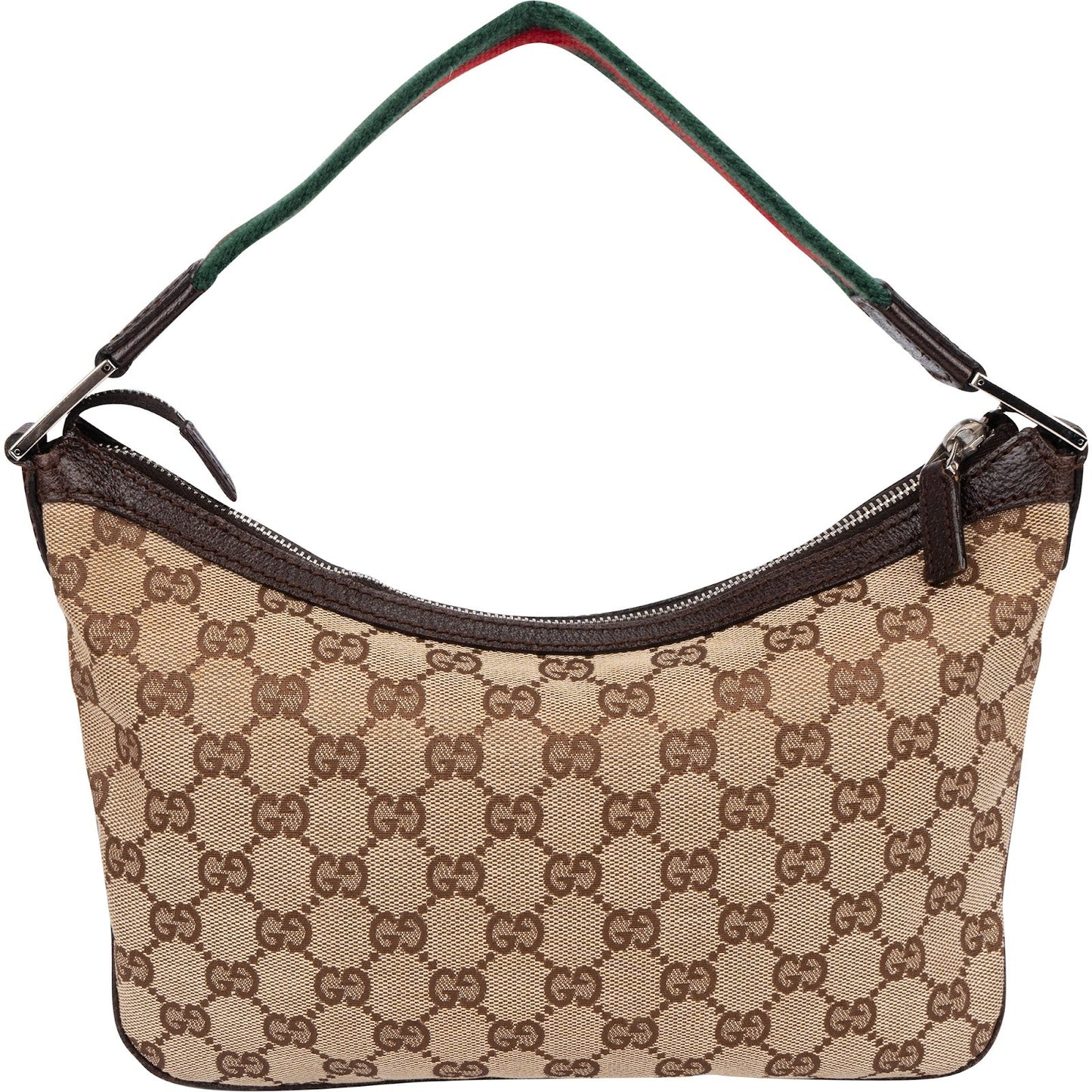 Gucci Monogram GG Web Stripe Multi Small Shoulder Bag