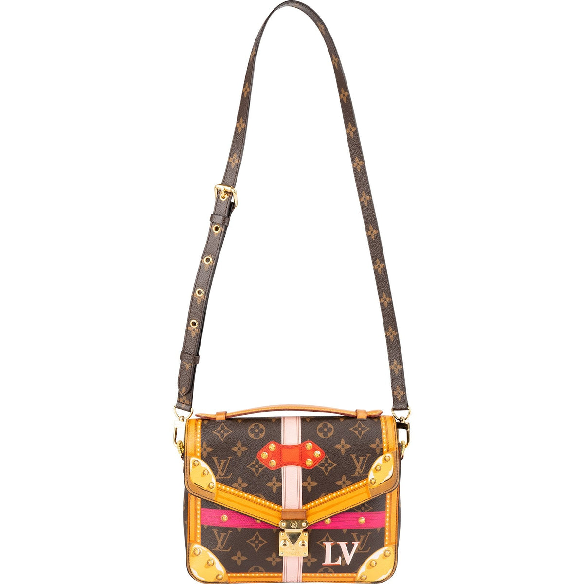 Louis Vuitton Monogram Canvas Summer Trunk Metis Handbag