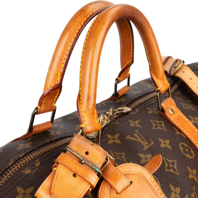 Louis Vuitton Monogram Canvas Keepall 60 Bandoulière Travel Bag