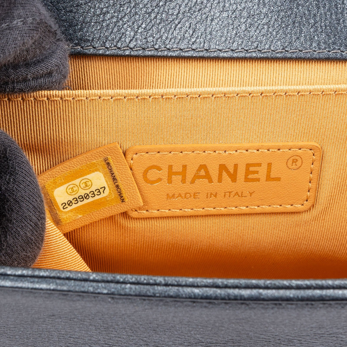 Chanel Quilted Grained Calfskin Medium Boy Single Flap Crossbody Bag