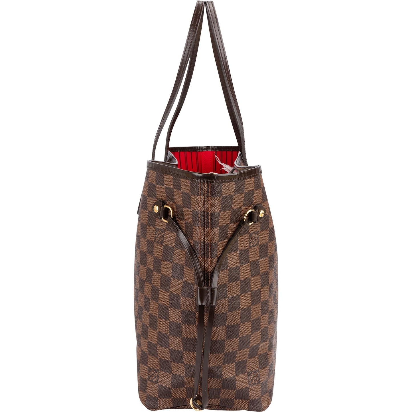 Louis Vuitton Monogram Damier Ebene Neverfull MM Shoulder Bag