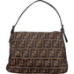 Fendi Monogram FF Mamma Baguette Shoulder Bag
